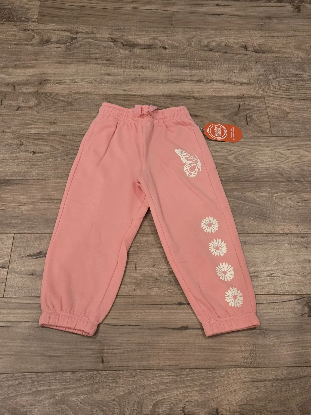 NWT Set of 3 Girls Fleece Jogger Pants - Size 4